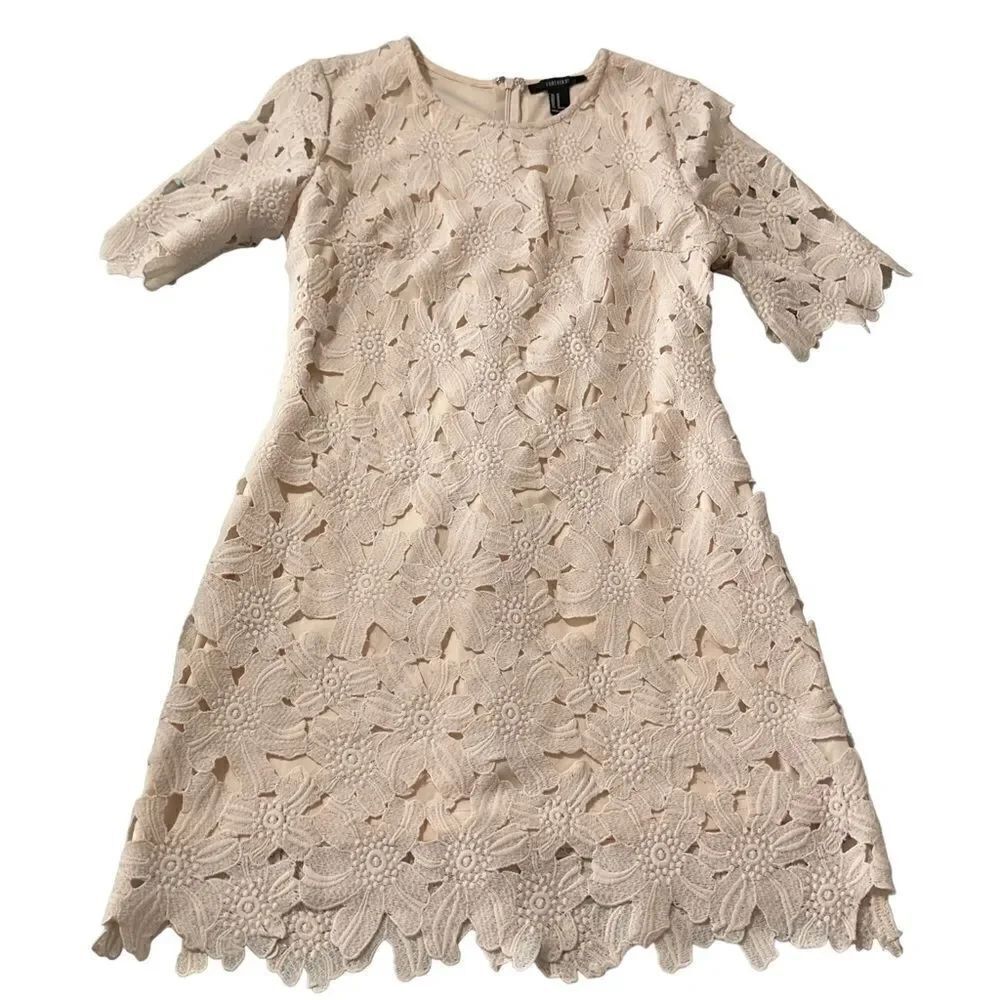 Forever 21 Lace Blush Dress MEDIUM
